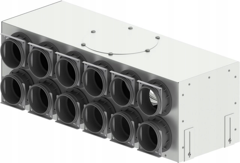 Rekuperátor -  Zásadný distribučný box 12xdn75 / dn180