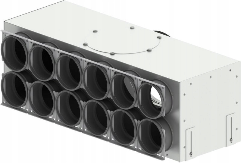 Rekuperátor -  Zásadný distribučný box 12xdn90 / dn200