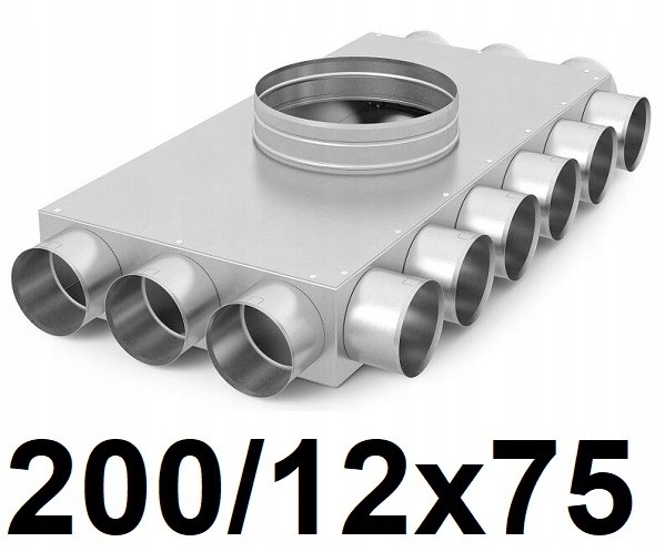 Rekuperátor -  Rozvodná skriňa pre rekuperáciu 200-12x75 [mm]