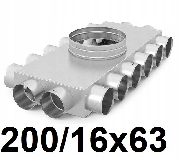 Rekuperátor -  Rozvodná skriňa pre rekuperáciu 200-16x63 [mm]
