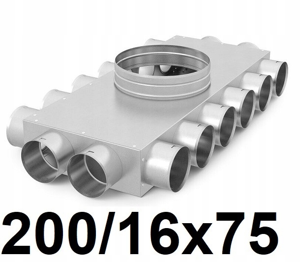 Rekuperátor -  Rozvodná skriňa pre rekuperáciu 200-16x75 [mm]