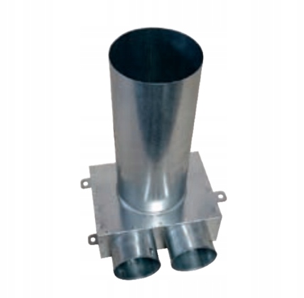 Prepojovacia komora 2 × 75 mm / 125 mm. VENTILÁTOR