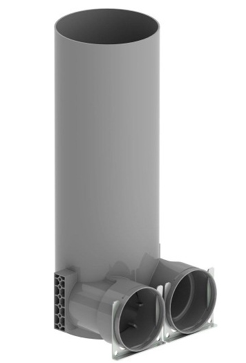 Prepojovacia komora TVA-P 75, 2x75 mm, ZEHNDER