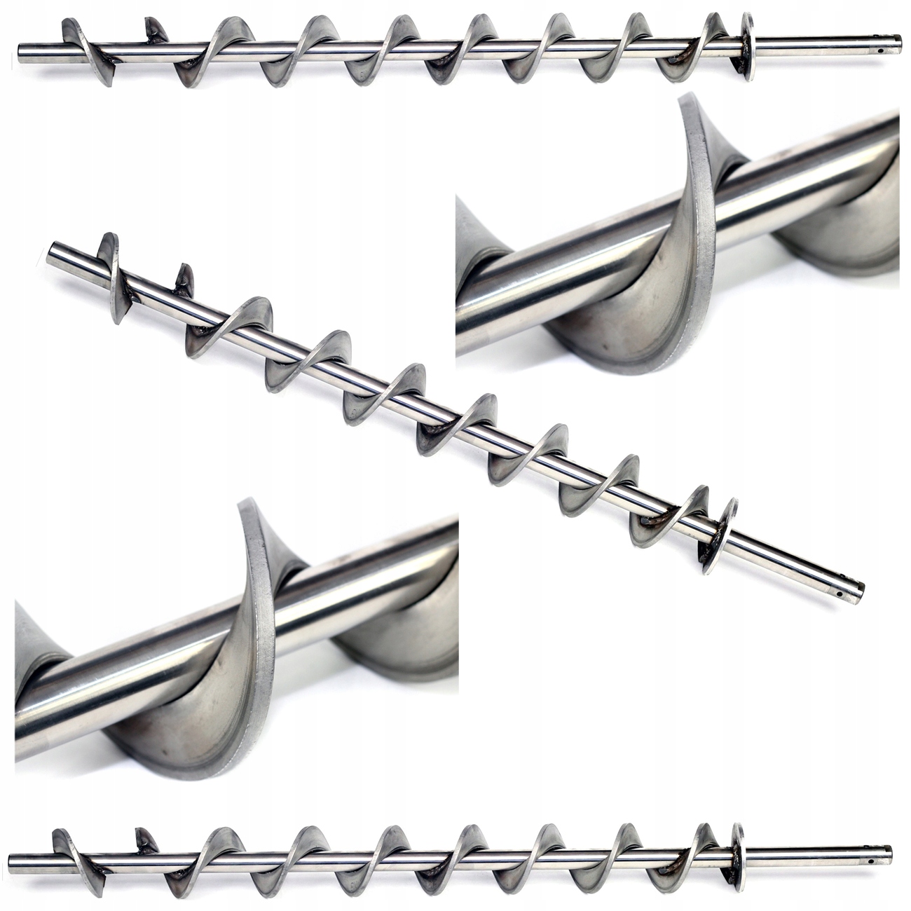 Slimák, had, špirála na kŕmidlo, pec – INOX