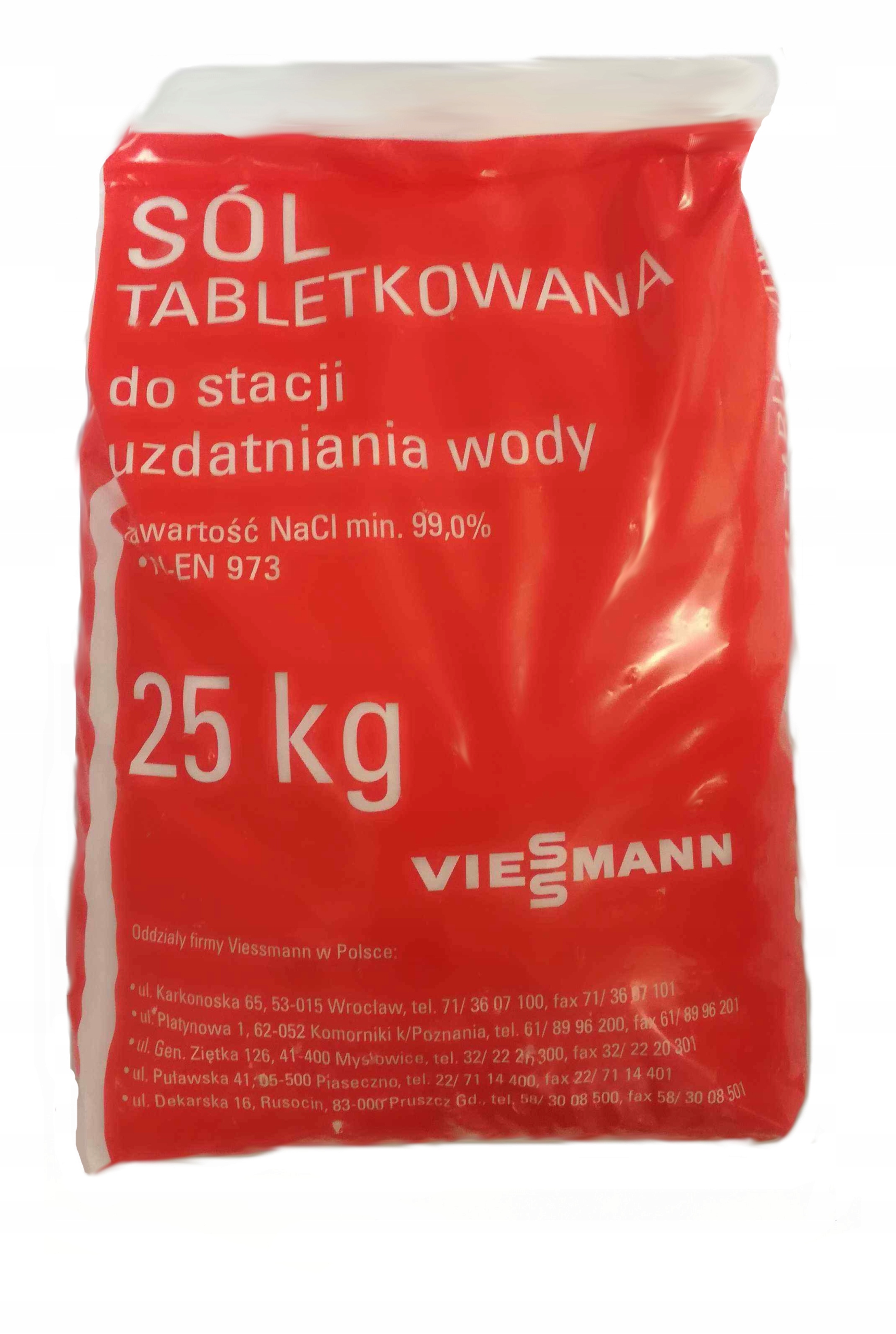 Tableta zmäkčovač slanej vody 25 kg VIESSMANN.