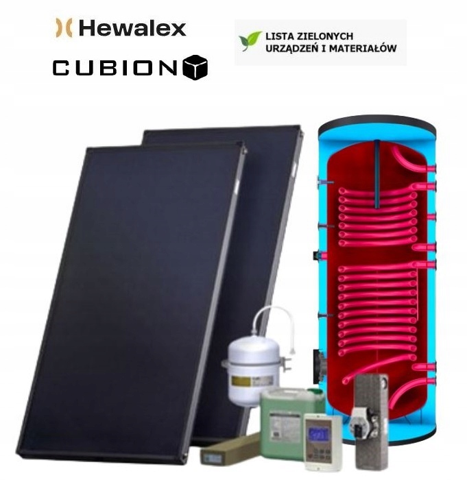 Solárny set Komfort Plus 2 2KS2100 Hewalex kolektory + 200L ohrievač