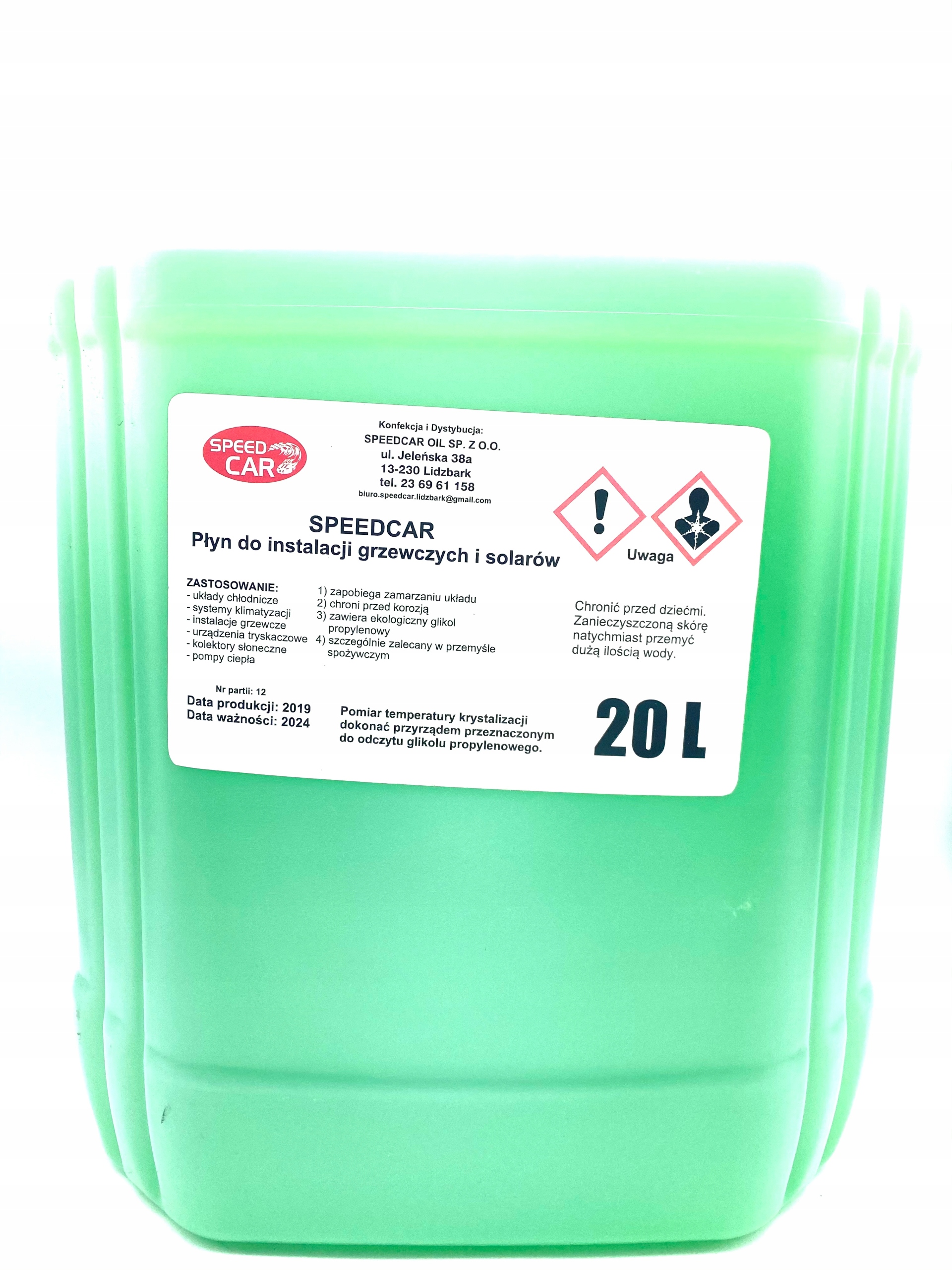 Rýchlovka SOLAR LIQUID GLYCOL -35C EKO 20 L