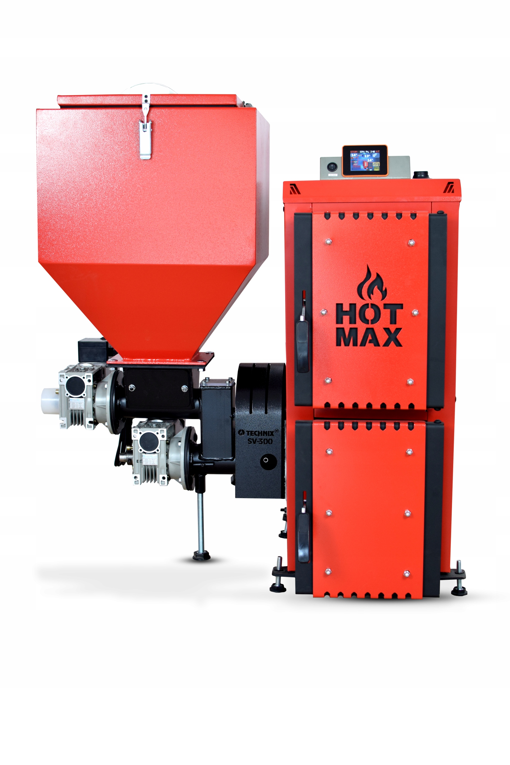 Pecný kotol Kotly HOTMAX Technix LUX 10 kW SV300 MOŽNOSŤ PELLET MAX NÁKLADY