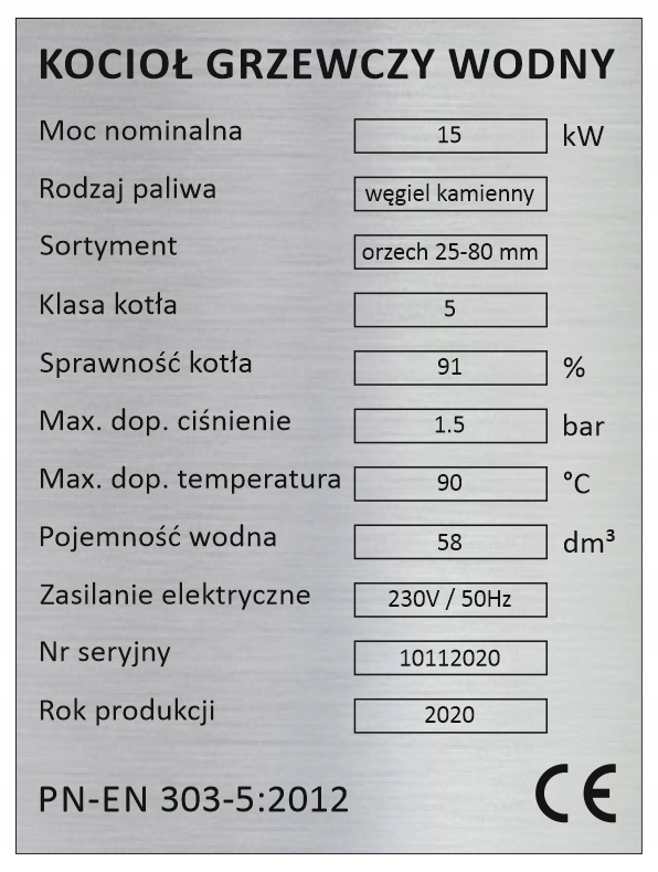 Kachle na drevo, eko-uhlie, 15 kW čierne uhlie