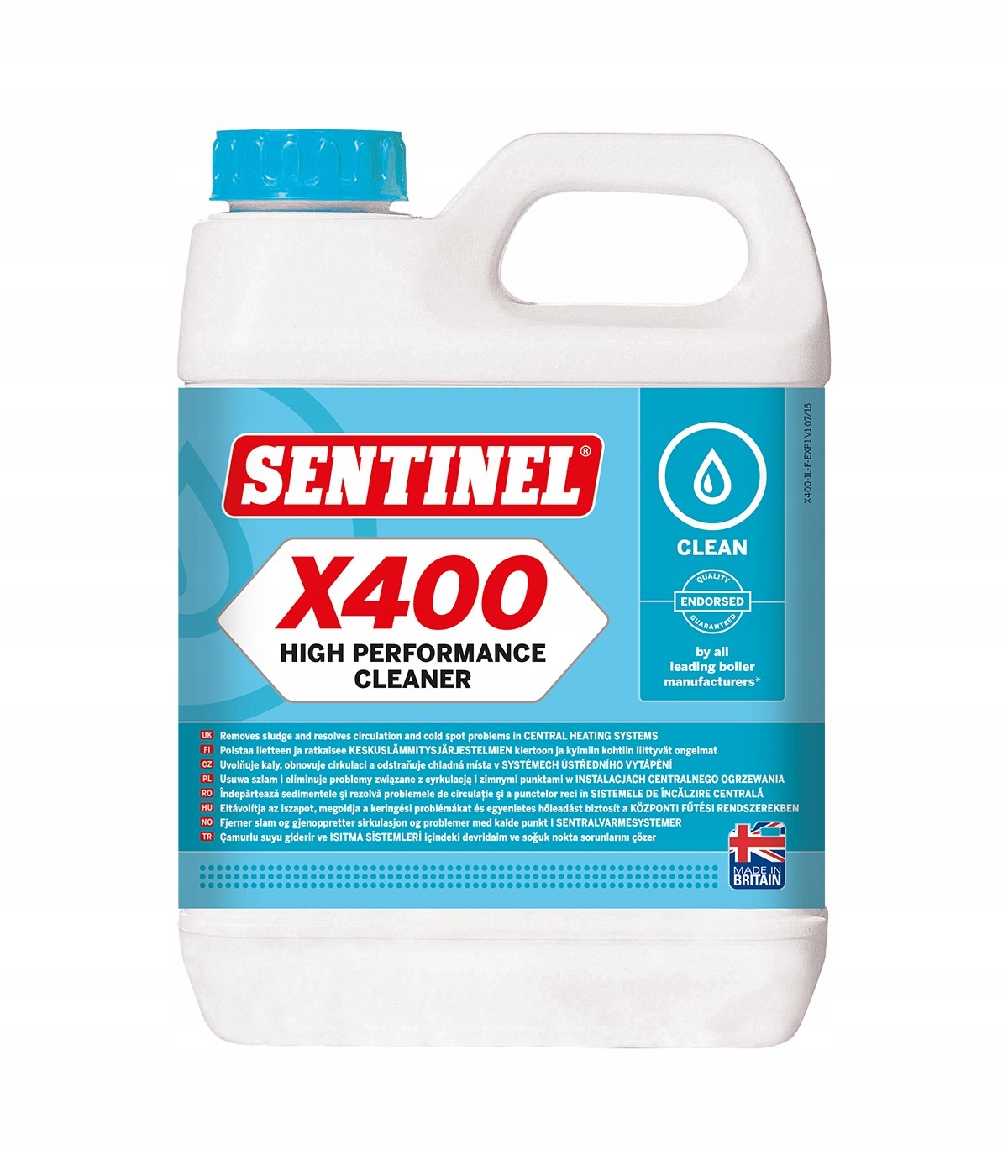 Agent na regeneráciu inštalácie CO Sentinel X400 1l