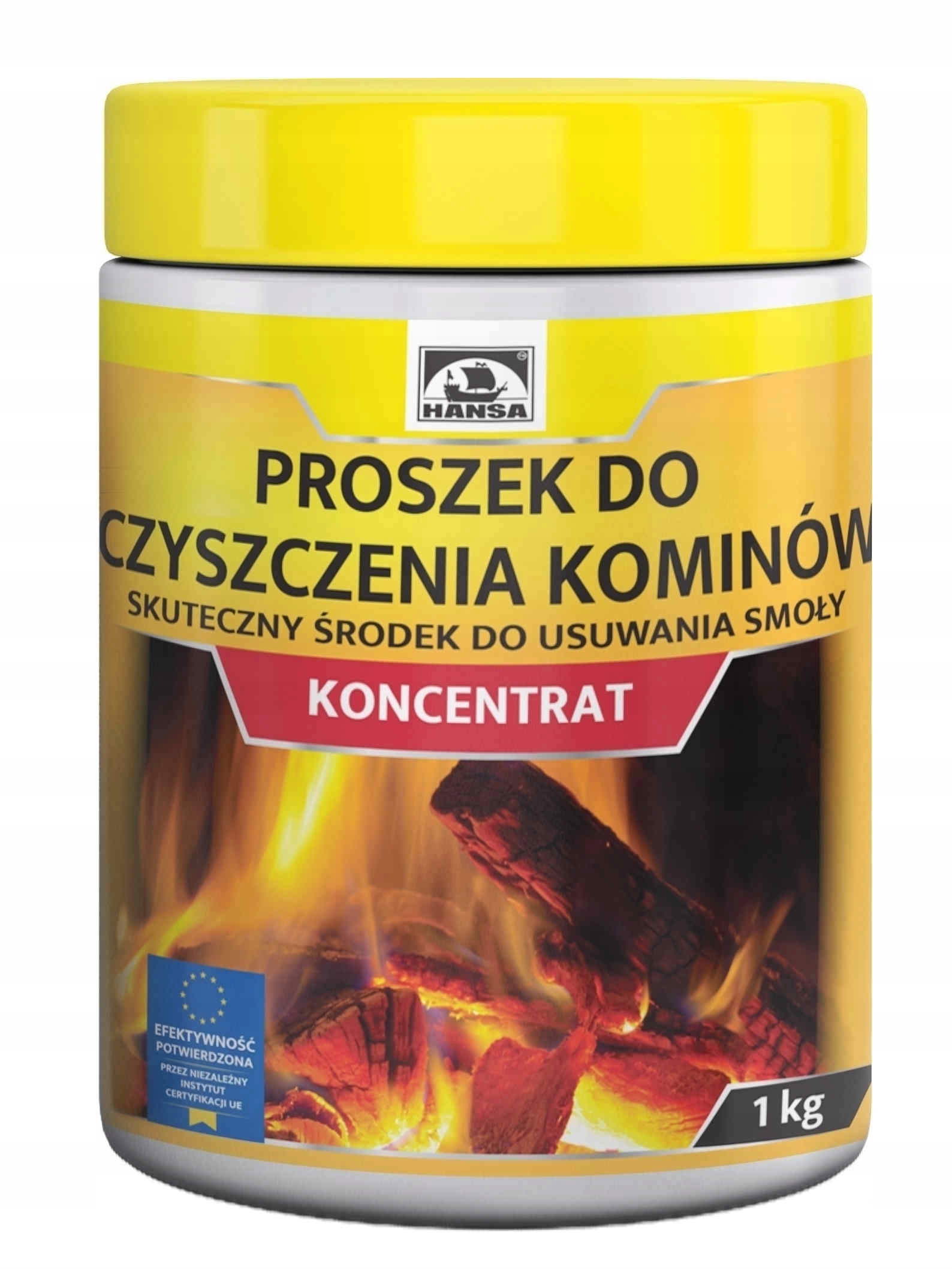 Odprašovací prášok na čistenie komínov Hansa 1kg