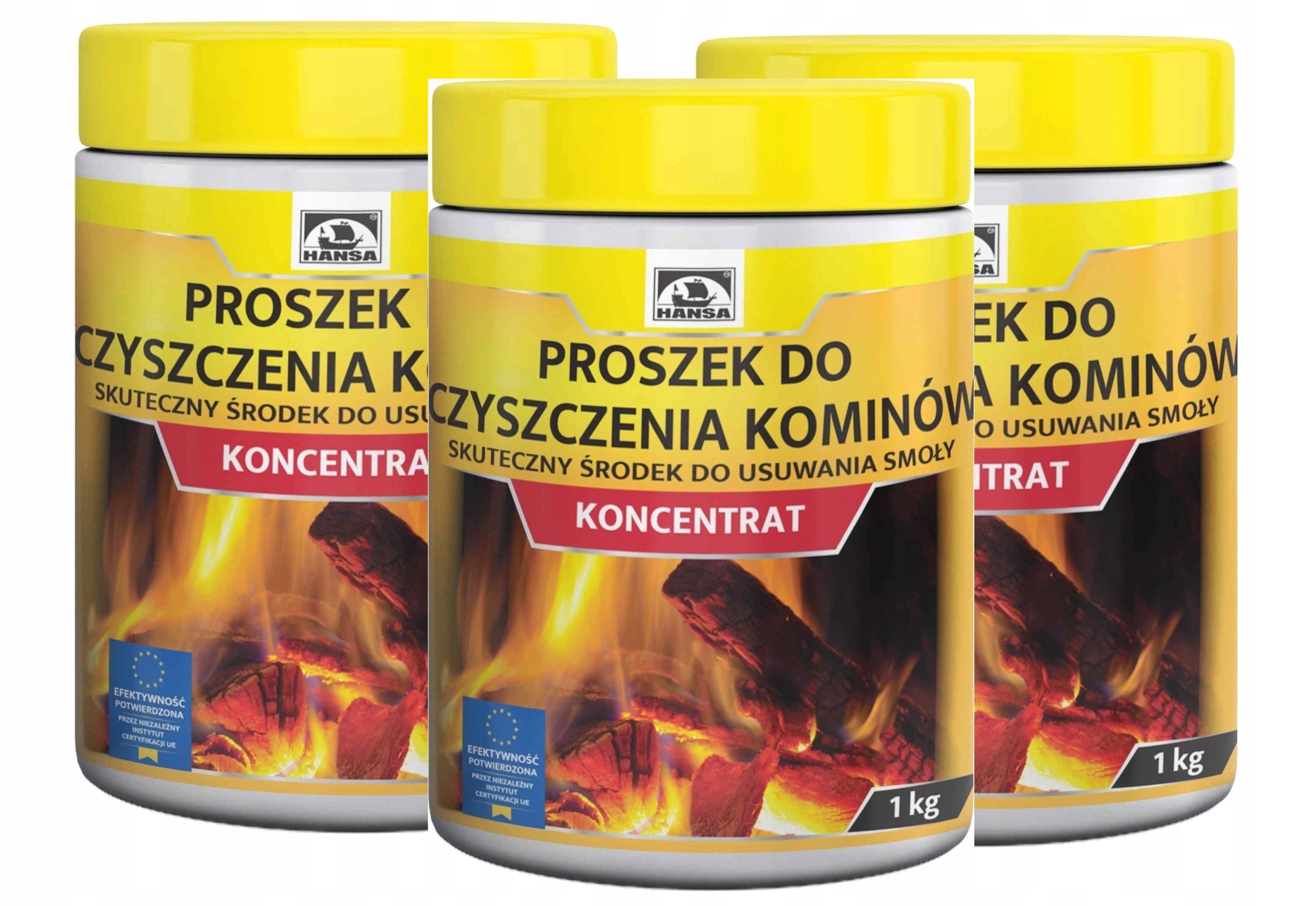 Odprašovací prášok na čistenie komínov Hansa 3 kg