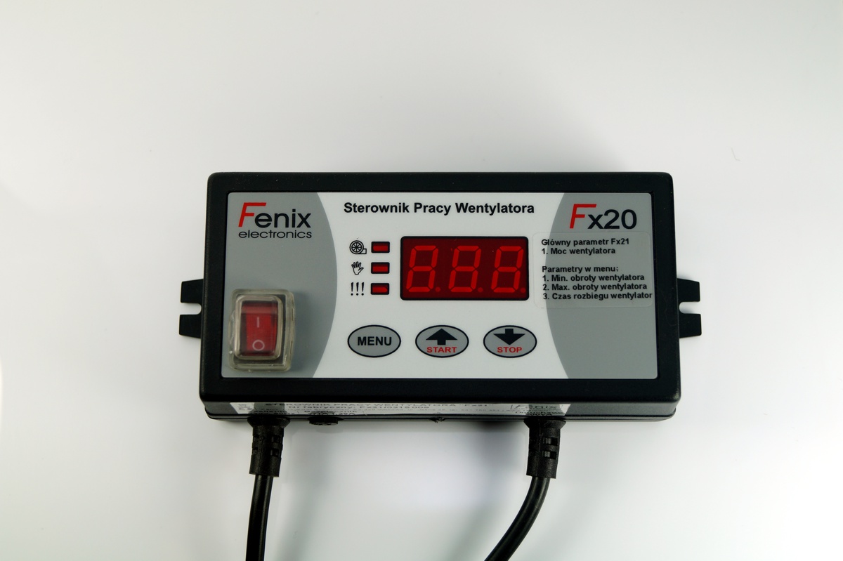 Regulátor – Ovládač ventilátora Regulátor otáčok Fx21