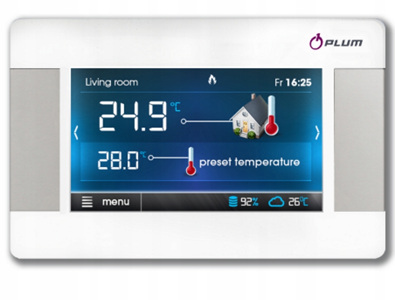 Izbový regulátor PLUM ecoSTER TOUCH