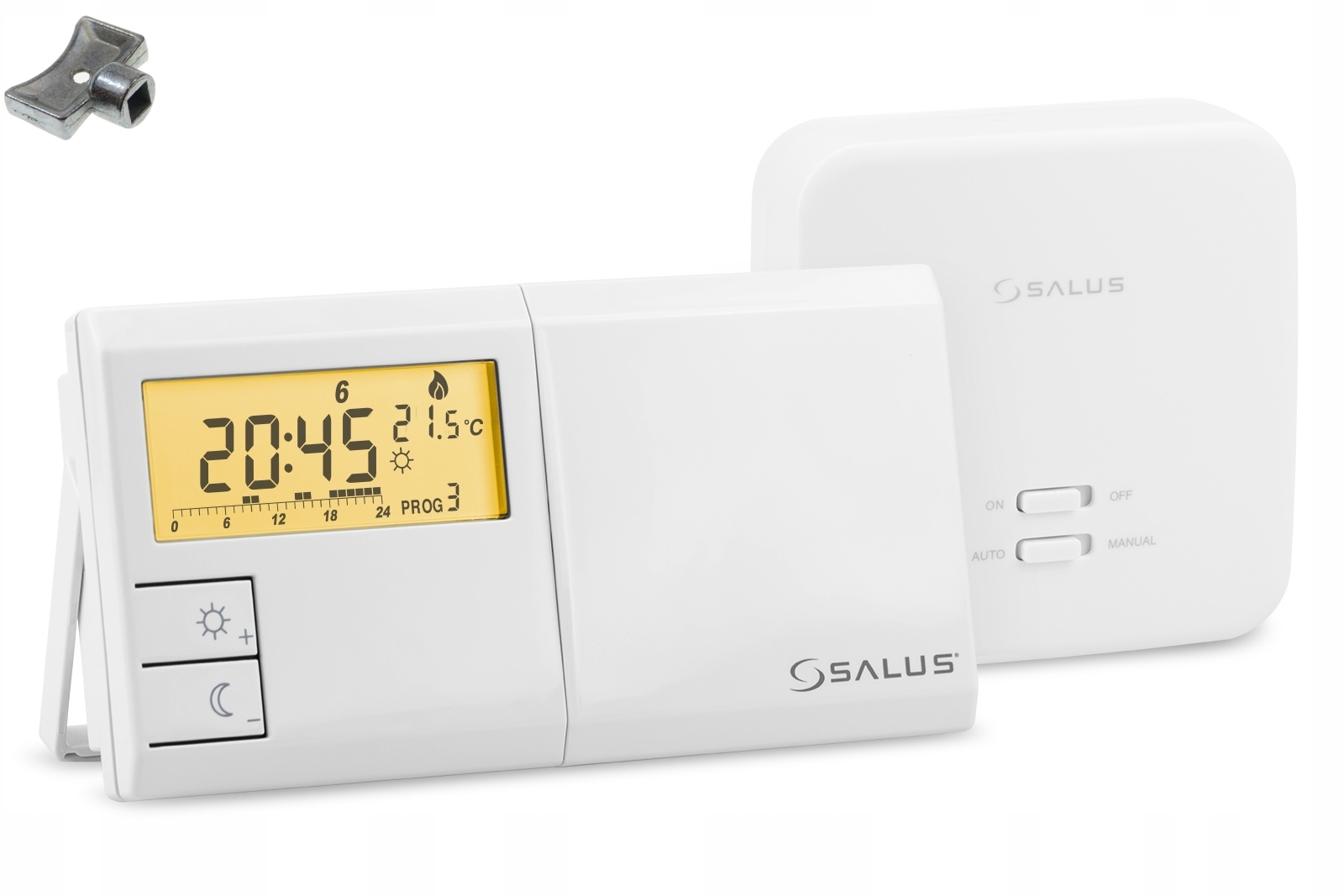 Ovládač rádiového programátora SALUS 091FLRF + kľúč