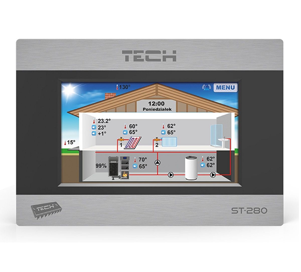 Regulátor teploty TECH ST-280 regulátor