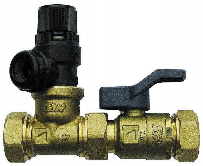Syroblock 6 bar DN20 × 3 / 4 × 22 mm rovný