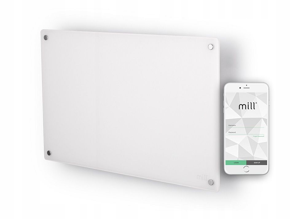 Sklenený výhrevný panel MILL AV600WIFI s Wi-Fi