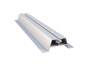 Trapezoidálna plechová koľajnica s gumou EPDM 40/300 mm
