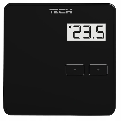 Tech R-8bw bezdrôtový regulátor izieb s vlhkostou