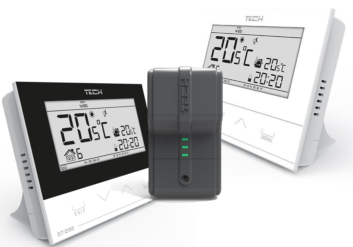 TECH regulátor pre kachle ST-292 V2. DOTYKOVÉ SKLO