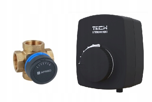 Tech akčný ovládač s afriso 4-CESTNÝM ventilom 5/4 "