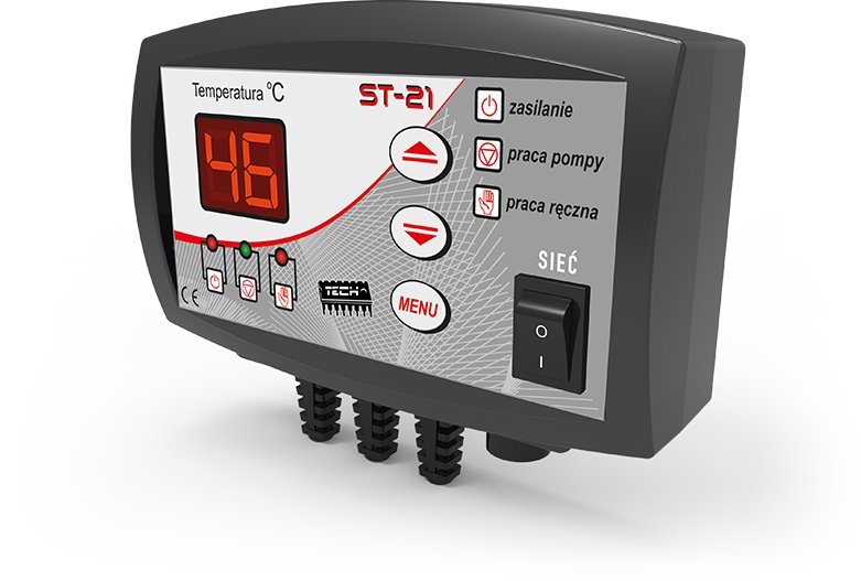Ovládač tech ST-21 pre čerpadlo ÚT alebo túv s led