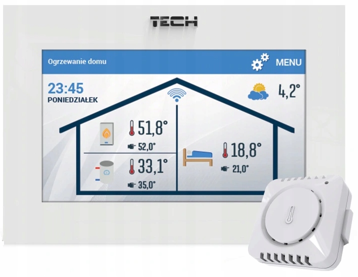 TECH ST-2801 WiFi REGULÁTOR IZIEB PRE KOTLY CH
