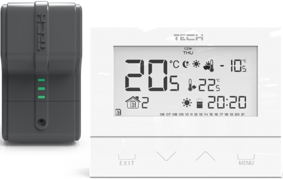 bezdrôtový regulátor tech ST-292 V2