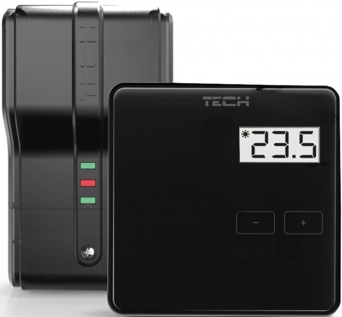 Čierny bezdrôtový regulátor tech ST-294 V2