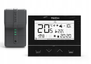 TECHNICKÝ BEZDRÁTOVÝ REGULÁTOR ČIERNA FARBA ST-292 V2