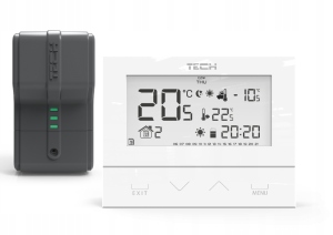 TECHNICKÝ BEZDRÁTOVÝ REGULÁTOR BIELA FARBA ST-292 V2