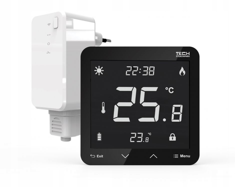 TECH BEZDRÁTOVÝ OVLÁDAČ ST-297 V2 ČIERNY 24