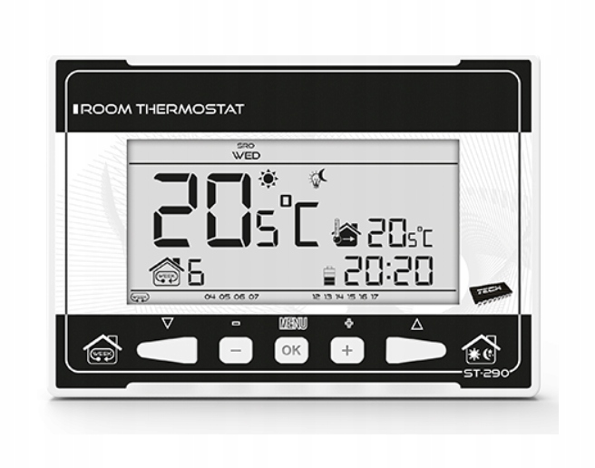 REGULÁCIA KÁBLOVEJ IZBY TECH REGULÁTOR ST290v3