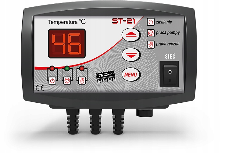 Displej regulátora čerpadla tech controller ST-21