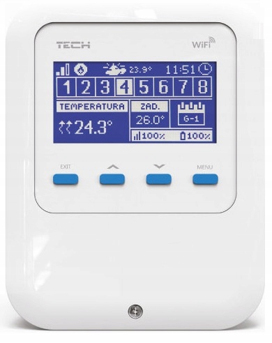 REGULÁTOR TECH WiFi 8S PRE PREVÁDZKOVÉ OHRIEVAČE