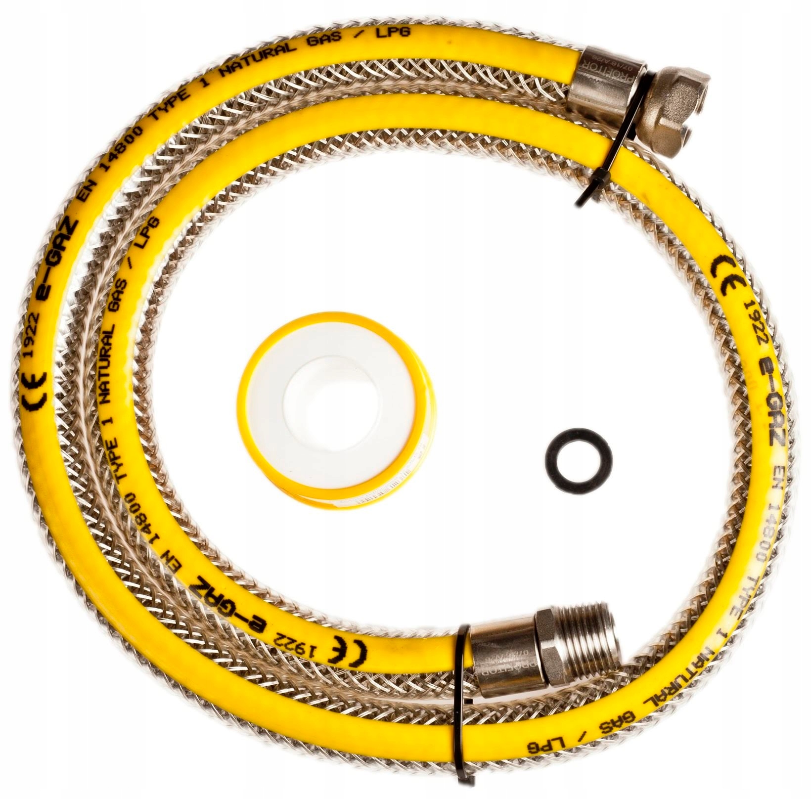 Plyn teflon + elastická plynová hadica -100 cm