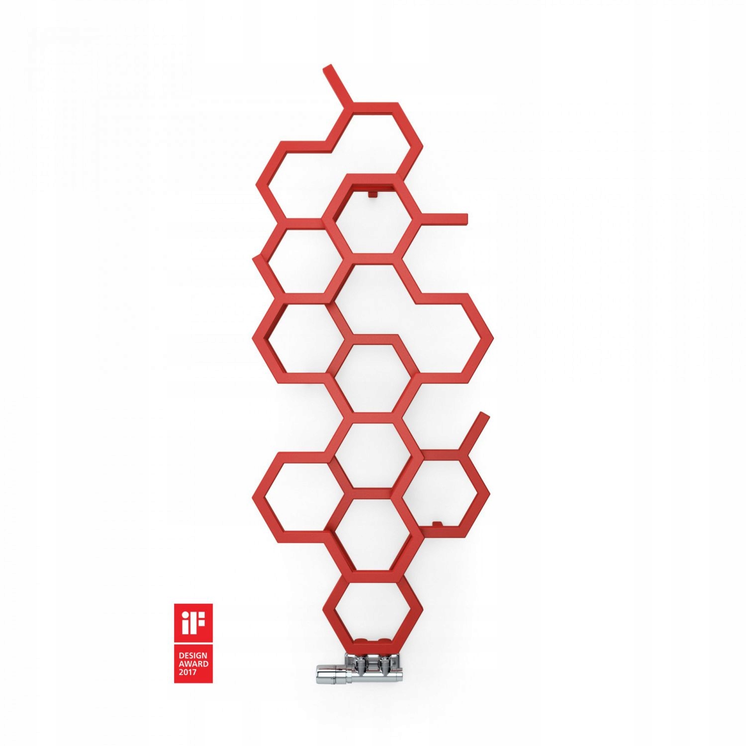 TERMA HEXOVÝ OHREV 1220/486 ČIERNY 9005 MAT 24h