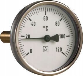 T80 1/2 AFRISO 100 ŠTÍTOVÝ BIMETALICKÝ TEPLOMER