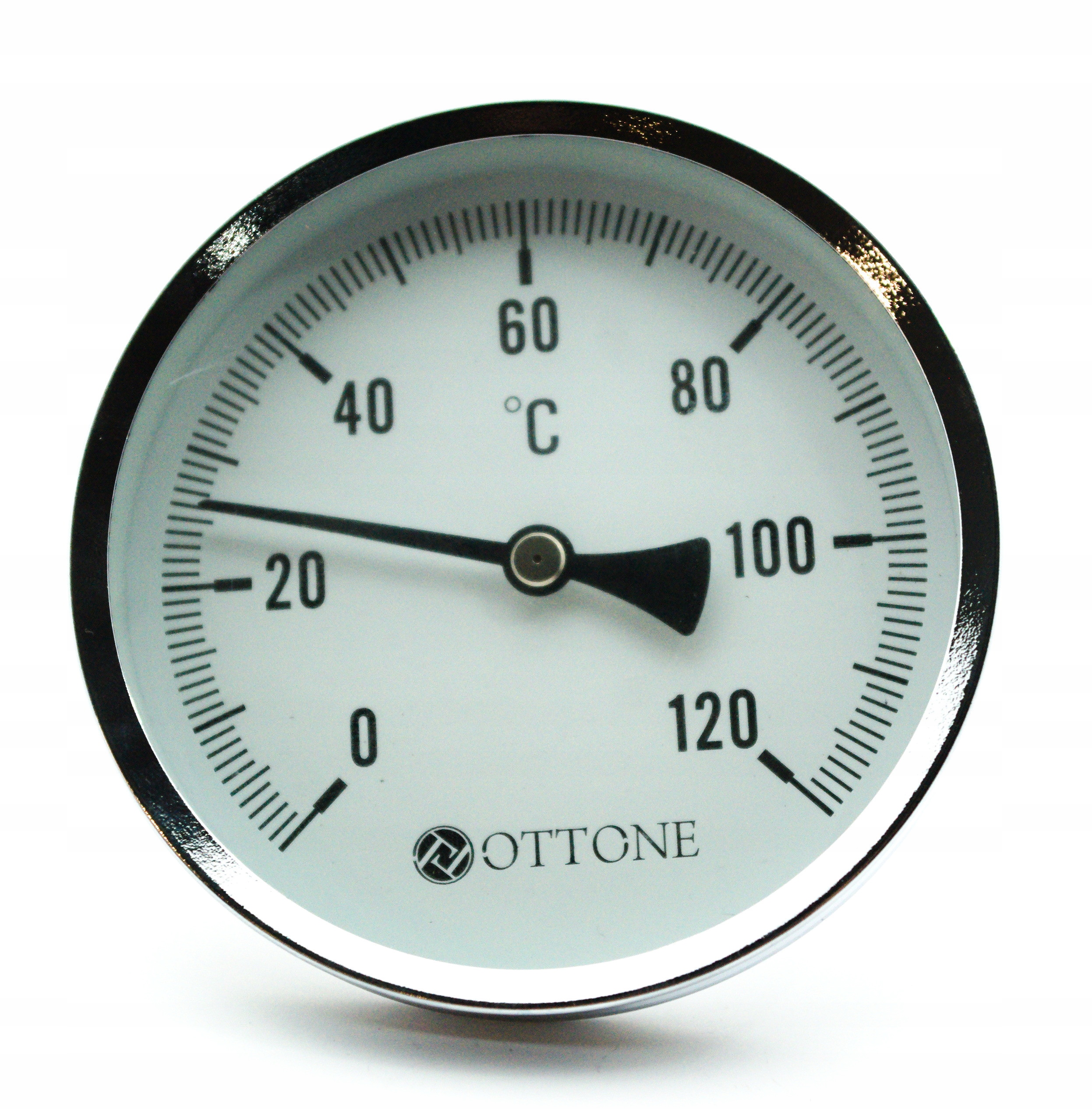 ZADNÝ ŠTÍTELNÝ TEPLOMER 1/2 "0 - 120 ° C 100 mm