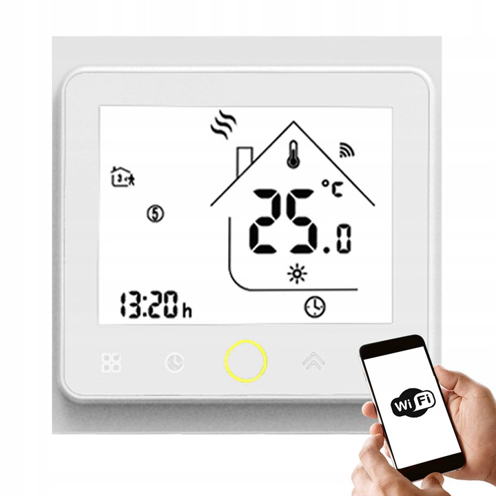 Elektronický termostat vykurovacia voda wifi