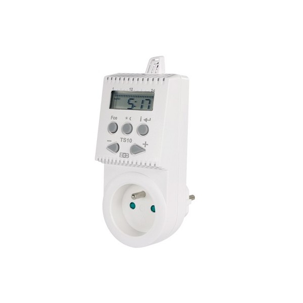 ELEKTRICKÝ ZÁSUVKOVÝ REGULÁTOR TERMOSTATU TS10