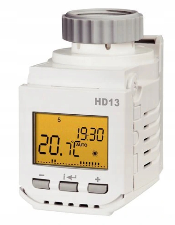 Radiátorový termostat pre HD13-L prog + led kalorátor