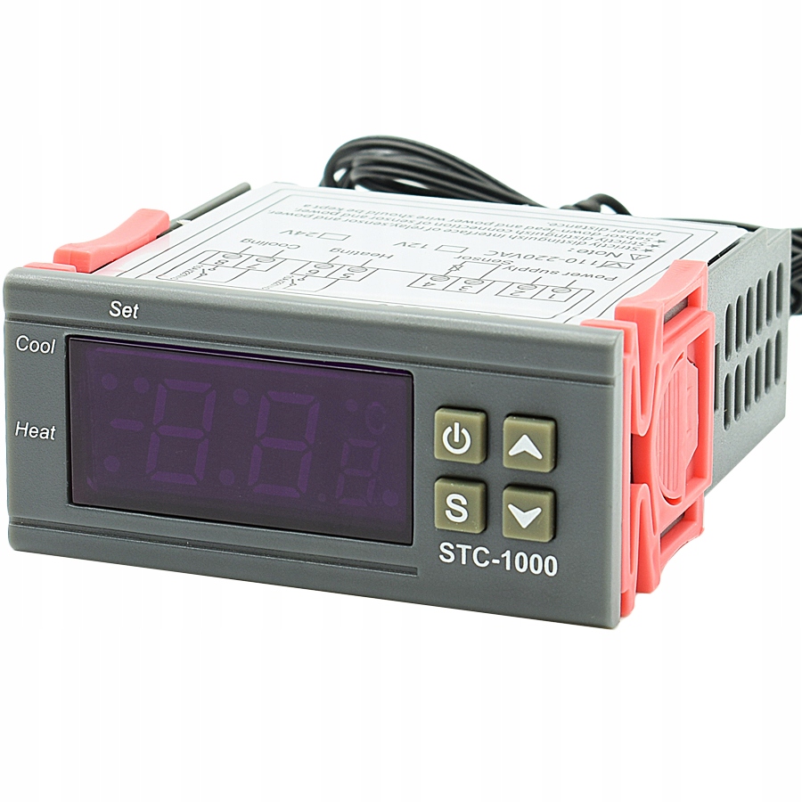 REGULÁTOR TEPLOTY REGULÁTORA TERMOSTATU 230V