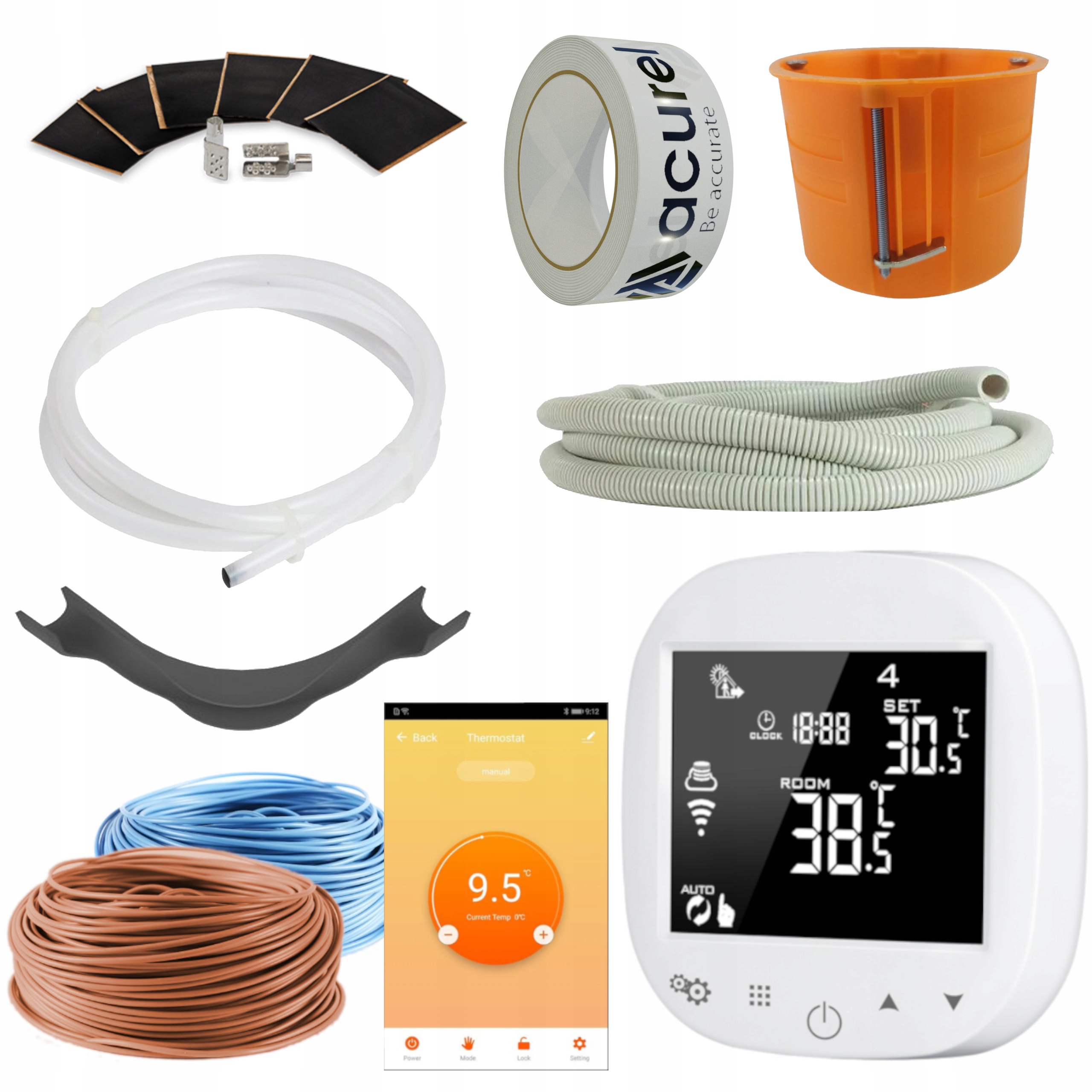 Príslušenstvo termostatu wifi pre vykurovací film 5m²