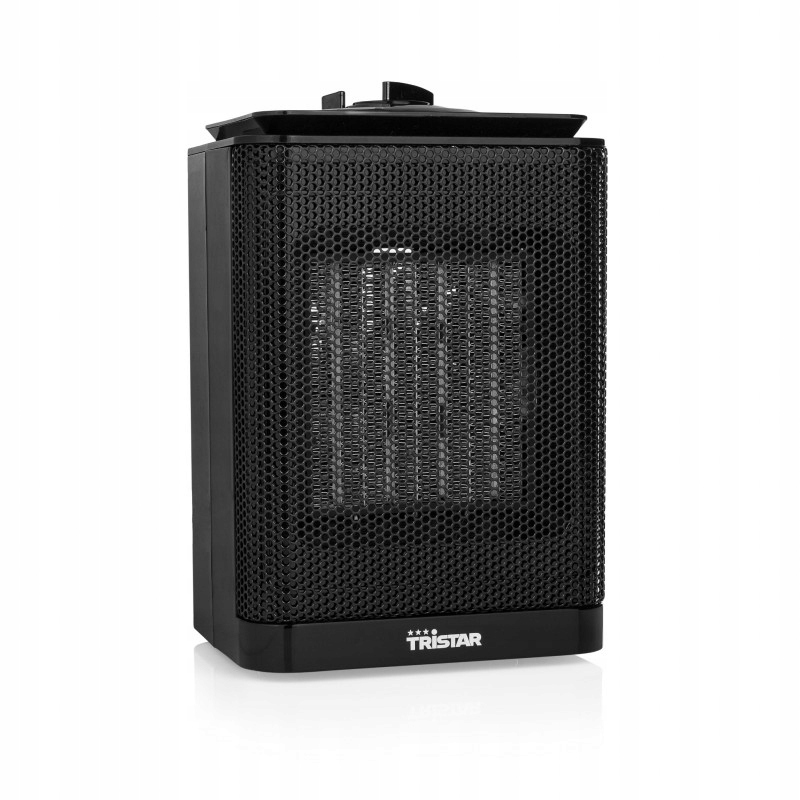 ČIERNY KERAMICKÝ OHRIEVAČ VENTILÁTORA, VÝKON 750W - 1500W