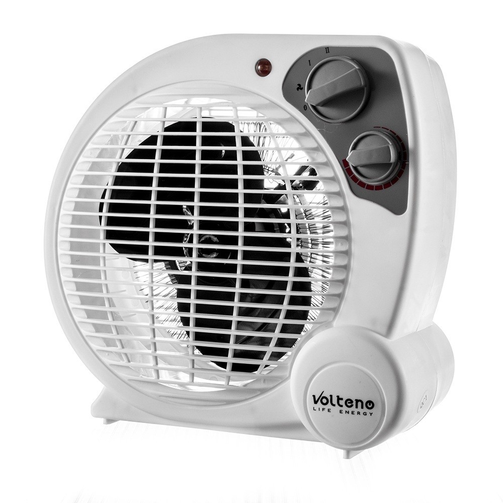 Ventilátor - PEDESTÁLNY OHRIEVAČ MINI 2000 W VOLTENO BIELY