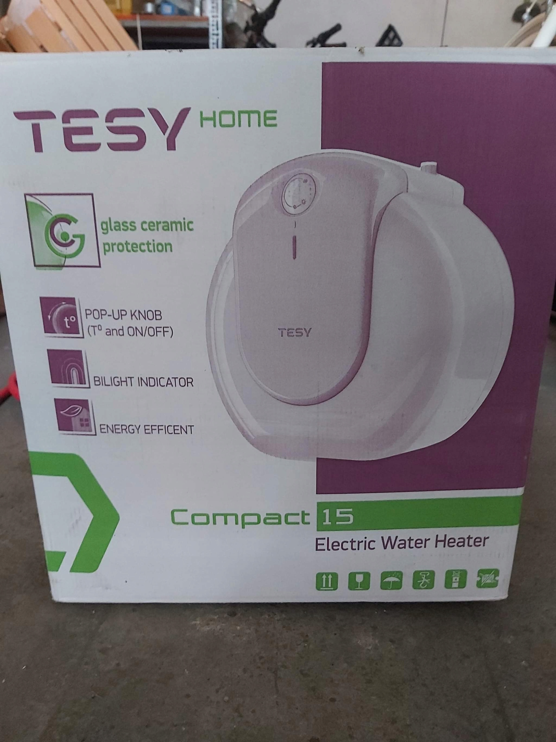 TESY Elektrický ohrievač vody 15L kotlový drez