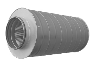 SILENCER fi 125, dĺžka 600, zaostávanie 50 mm