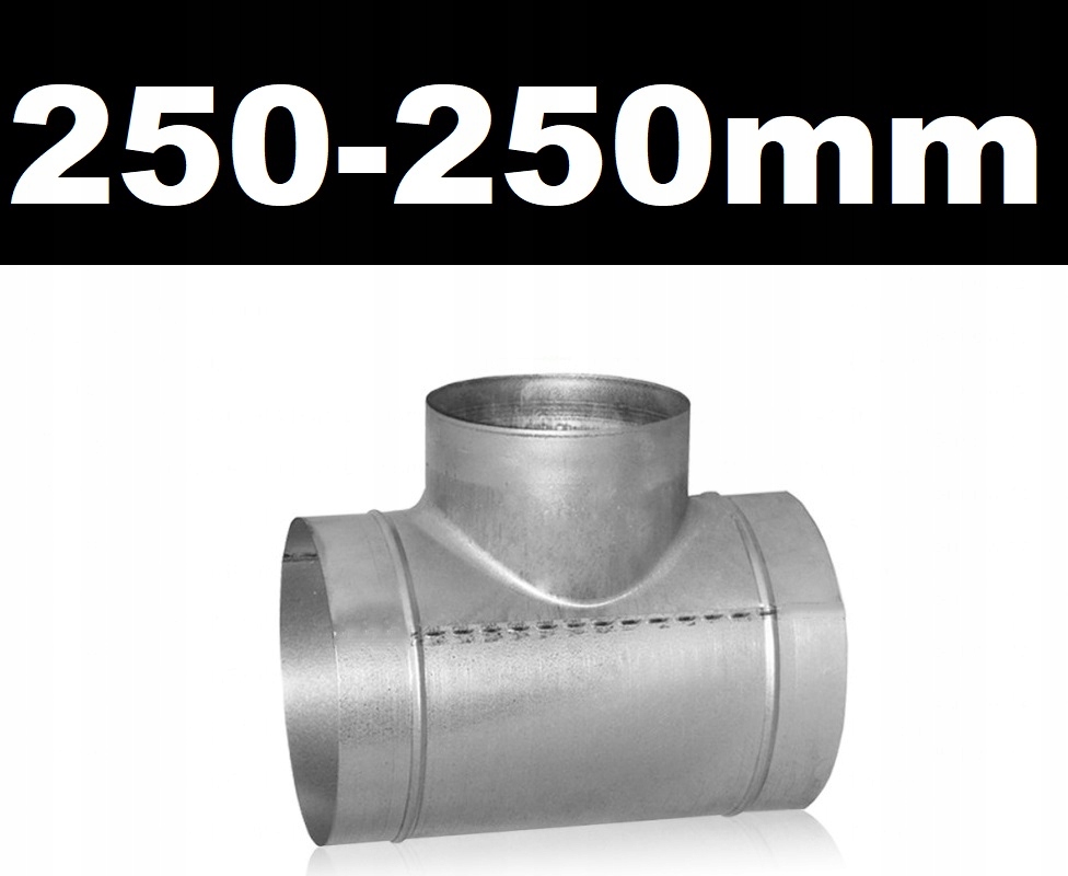 T-JOINT TPC s bočným výstupom 250-250 VENTILÁCIA